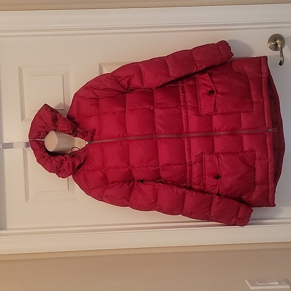 LADIES EDDIE BAUER DOWN PUFFER COAT (sz‎ PXL) - Picture 1 of 8